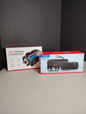 Nintendo Switch 2 18-in-1 Kit By Dobe & Storage Dock Charging Station